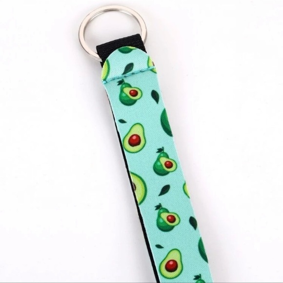 Accessories - Avocado Print Wristlet Key Chain